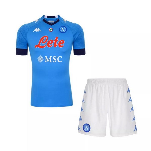 Camiseta Napoli 1ª Kit Niños 2020 2021 Azul